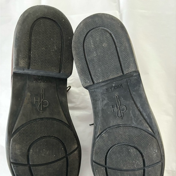 🌺 Mens Cole Haan Brown Leather Lace Up Oxfords Size 13 M NikeAir Soles - Picture 7 of 8